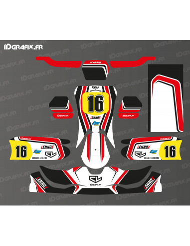 Kit déco Leclerc Edition pour Karting CRG - SODI - KG 508 -  Idgrafix