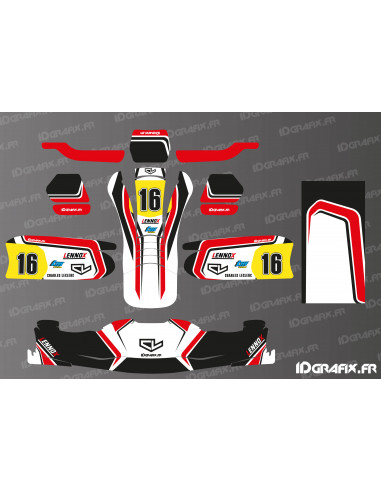 Kit déco Leclerc Edition pour Karting - KG 509 -  Idgrafix