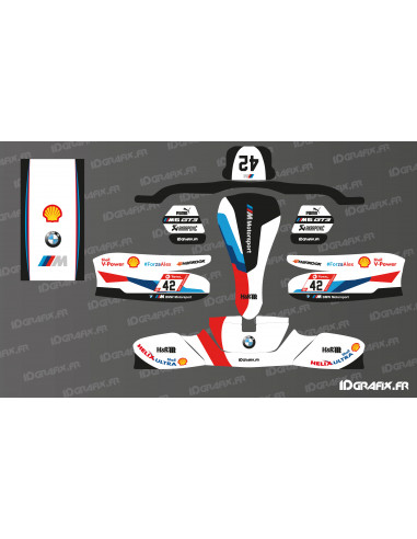 Kit gràfic BMW Edition per carenat de karting Sodi KG 506 - Idgrafix