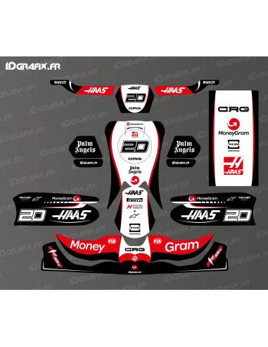 Haas F1-series deco kit for CRG Karting - SODI...
