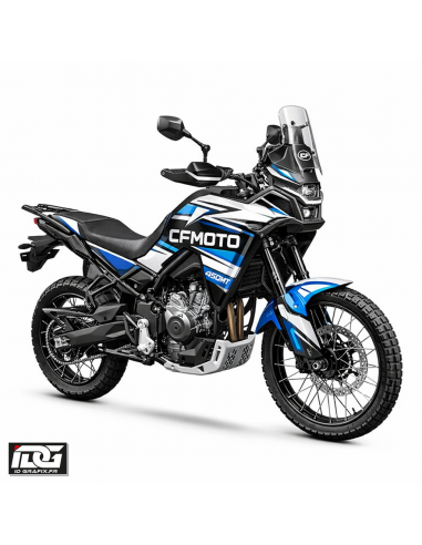 Kit grafico Link Edition (Blu) - CF MOTO MT 450 - Idgrafix