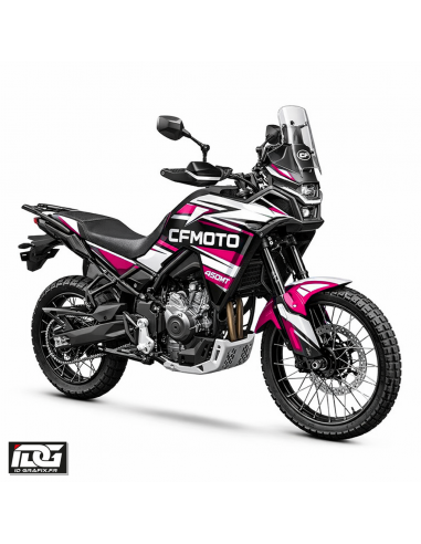 Link Edition graphics kit (Pink) - CF MOTO MT 450 - Idgrafix