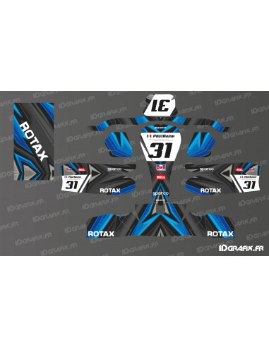 Kit gràfic Color Edition (Blau) per a kart Sodi KG 506 - Idgrafix