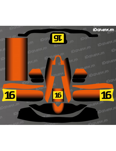 Kit grafico karting personalizzato al 100% - M. CHERRAT