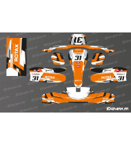 Kit déco Techno Edition (Orange) pour Karting Sodi KG 506 -  Idgrafix