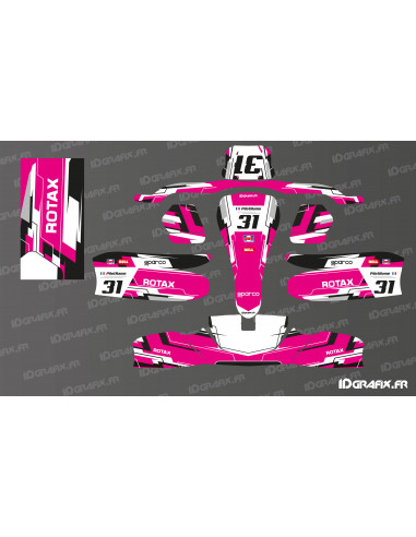 Kit grafico Techno Edition (Rosa) per kart Sodi KG 506 - Idgrafix