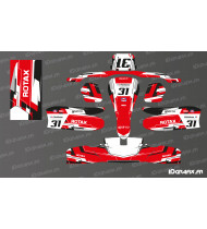 Kit grafico Techno Edition (rosso) per kart Sodi KG 506 - Idgrafix