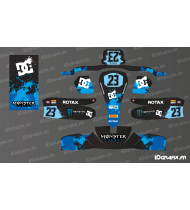 Kit de gráficos personalizados Monster Edition (azul) para kart Sodi KG 506 - Idgrafix