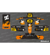 Monster Edition Custom Graphics Kit (Orange) for Sodi KG 506 Kart - Idgrafix