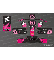 Monster Edition Custom-Grafikset (Pink) für Sodi KG 506 Kart - Idgrafix