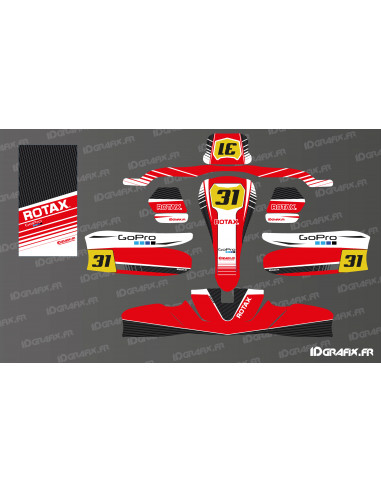 Kit déco Factory Edition (Rouge) pour Karting Sodi KG 506 -  Idgrafix