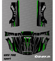 Kit déco 100% Monster Vert Edition - Idgrafix - Kymco UXV 700 SPORT -  Idgrafix