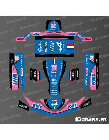 Kit déco Alpine F1 Edition pour Karting SodiKart