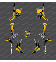 Kit de decoració Light WHIP Edition (Gris / Taronja) - IDgrafix - Can Am Outlander (G2) - Idgrafix