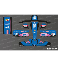 Kit déco Alpine F1 Edition pour Karting Sodi KG 506 -  Idgrafix