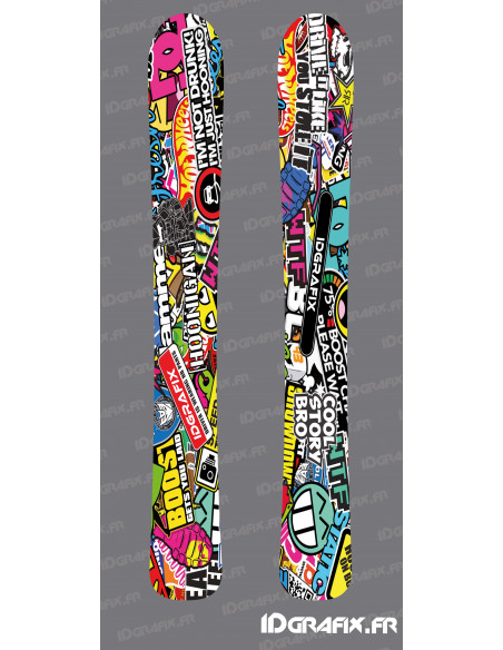 Pegatinas Bomb Edition para SKI