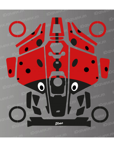 Sticker Coccinelle Edition - Robot de tonte Mammotion LUBA 3 -  Idgrafix