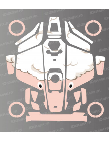 Schaf-Aufkleber-Edition – Mammotion LUBA 3 Mähroboter – Idgrafix