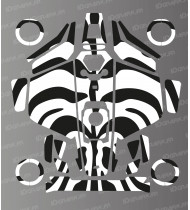 Adesivo Zebra Edition - Mammotion LUBA 3 Robot tagliaerba - Idgrafix
