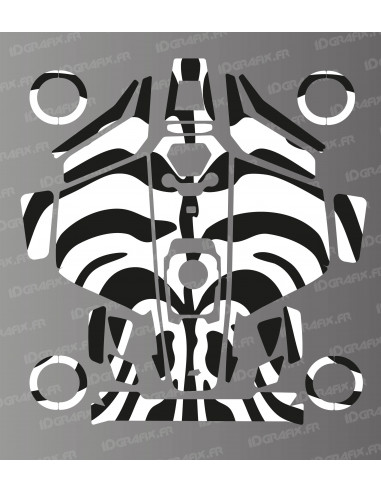 Sticker Zebre Edition - Robot de tonte Mammotion LUBA 3 -  Idgrafix