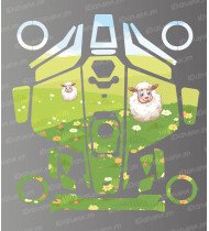 Prairie Edition Aufkleber – Mammotion LUBA 3 Mähroboter – Idgrafix