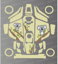 Pegatina Edición Koala - Cortacésped robótico Mammotion LUBA 3 - Idgrafix