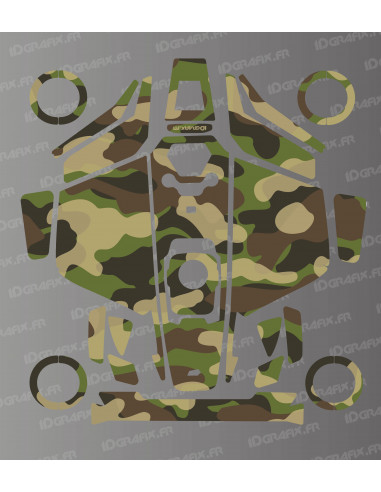 Sticker Camo Army Edition - Robot de tonte Mammotion LUBA 3 -  Idgrafix