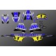 Kit de decoració Blava Anyada Plena - IDgrafix - Yamaha De 50 Piwi -idgrafix