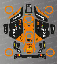 Sticker Mc Laren F1 Edition (Piastri) - Mammotion LUBA 3 mowing robot - Idgrafix