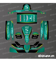 Aston Martin F1 Edition Grafikkit für Karting Tony Kart M4