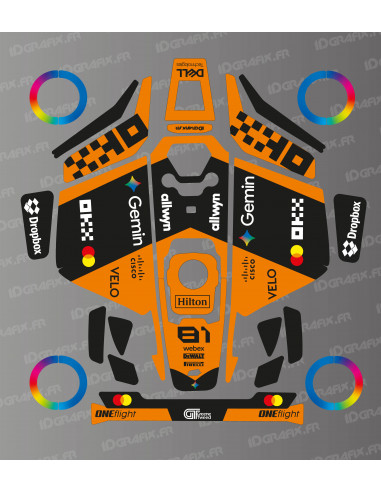 Pegatina Mc Laren F1 Edition (Piastri) - Cortacésped robótico Mammotion LUBA 3