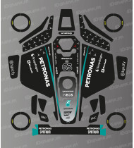 Sticker Mercedes F1 Edition (Russel) - Robot de tonte Mammotion LUBA 3 -  Idgrafix
