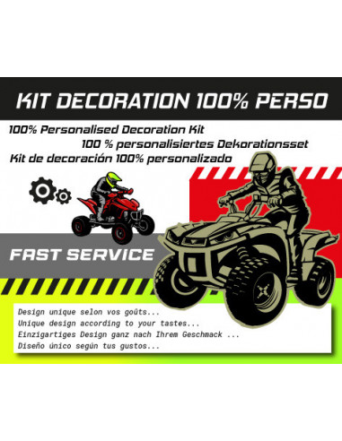Kit di decorazione personalizzato al 100% - IDgrafix - Can Am Outlander G3 850-1000 - Idgrafix