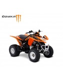 Kit De Decoració Personalitzada Monstre De Color Taronja Kymco Maxxer 300