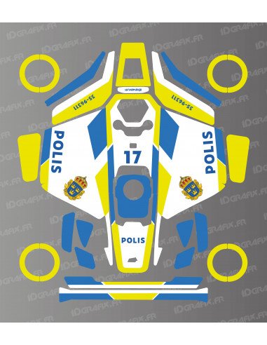 Sticker Polis Edition - Robot de tonte Mammotion LUBA 3 -  Idgrafix