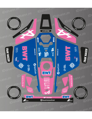 Pegatina Alpine F1 Edition - Cortacésped robótico Mammotion LUBA 3