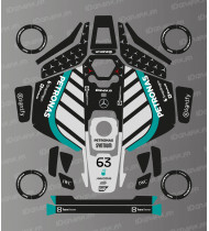 Adhesiu Mercedes F1 Edition (Russell) - Tallagespa robòtica Mammotion LUBA 3 - Idgrafix