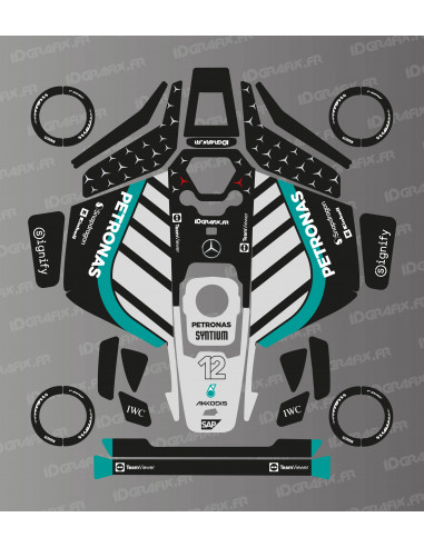 Sticker Mercedes F1 Edition (Antonelli) - Robot de tonte Mammotion LUBA 3 -  Idgrafix