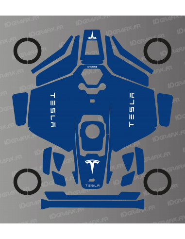 Adhesiu Edició Tesla (Blau) - Tallagespa Robòtica Mammotion LUBA 3 - Idgrafix