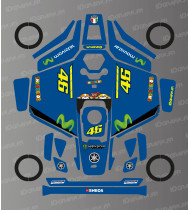 Rossi Edition Aufkleber – Mammotion LUBA 3 Mähroboter – Idgrafix