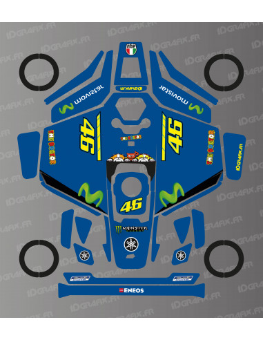 Rossi Edition Aufkleber – Mammotion LUBA 3 Mähroboter – Idgrafix