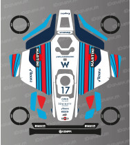 Adesivo Williams Martini F1 Edition - Rasaerba robotizzato Mammotion LUBA 3 - Idgrafix