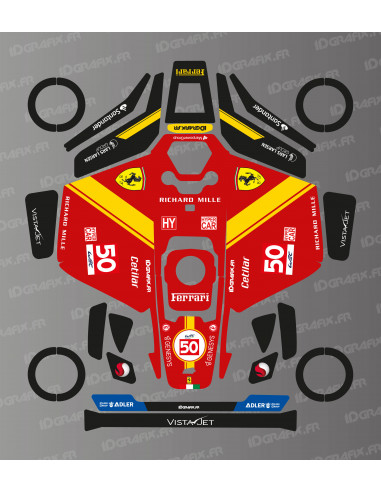 Scuderia Le Mans Edition Aufkleber – Mammotion LUBA 3 Mähroboter – Idgrafix