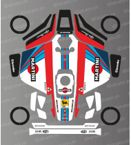 Pegatina Alfa Romeo Martini Edition - Robot cortacésped Mammotion LUBA 3 - Idgrafix