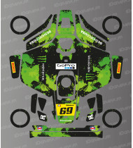 Sticker Monster Edition (Green) - Mammotion LUBA 3 mowing robot - Idgrafix