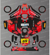 Sticker Monster Edition (Rouge) - Robot de tonte Mammotion LUBA 3 -  Idgrafix