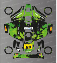 Sticker Monster Edition (Vert) - Robot de tonte Mammotion LUBA 3 -  Idgrafix