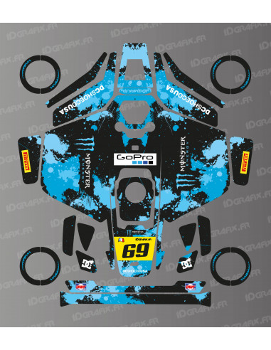 Adhesiu Monster Edition (Blau) - Tallagespa robòtica Mammotion LUBA 3 - Idgrafix