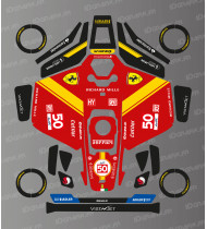 Pegatina Edición Scuderia Le Mans - Cortacésped robótico Mammotion LUBA 3 - Idgrafix