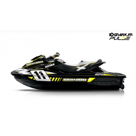 Kit decoration Pulse Yellow for Seadoo RXT 260 / 300 (S3 hull)